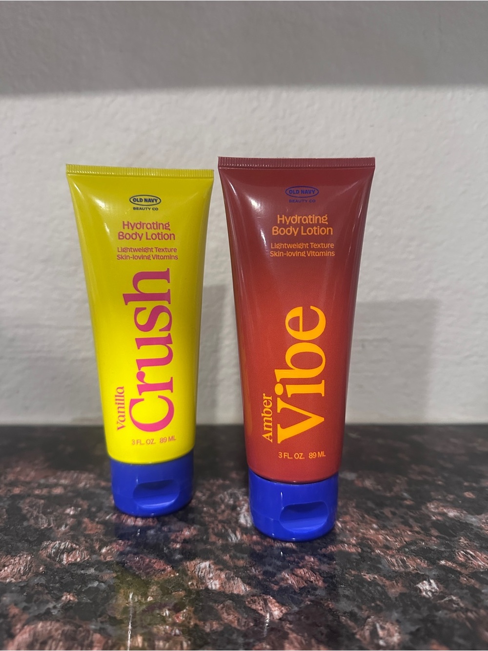 Old Navy Hydrating Body Lotion Duo - Vanilla Crush & Amber Vibe